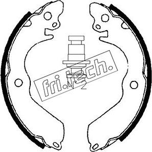 Fri.Tech. 1064.168 - Bremžu loku komplekts www.autospares.lv