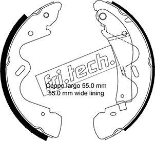 Fri.Tech. 1067.193 - Bremžu loku komplekts www.autospares.lv