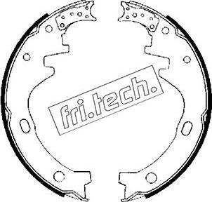 Fri.Tech. 1067.164 - Bremžu loku komplekts www.autospares.lv