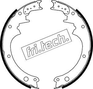 Fri.Tech. 1067.165 - Bremžu loku komplekts www.autospares.lv