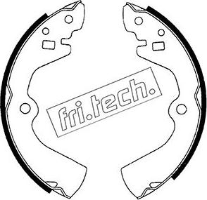 Fri.Tech. 1067.172 - Brake Shoe Set www.autospares.lv