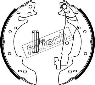 Fri.Tech. 1019.024 - Brake Shoe Set www.autospares.lv