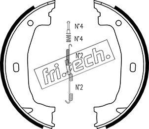 Fri.Tech. 1019.028K - Bremžu loku kompl., Stāvbremze www.autospares.lv