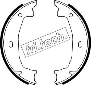 Fri.Tech. 1019.028 - Bremžu loku kompl., Stāvbremze autospares.lv