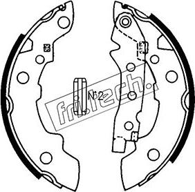 Fri.Tech. 1088.208 - Brake Shoe Set www.autospares.lv