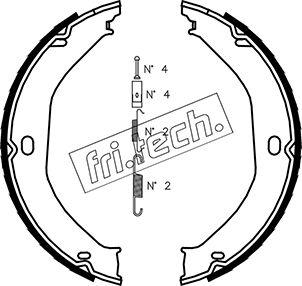 Fri.Tech. 1088.235K - Bremžu loku kompl., Stāvbremze www.autospares.lv