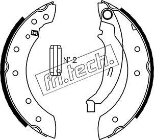 Fri.Tech. 1088.222 - Brake Shoe Set www.autospares.lv