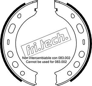 Fri.Tech. 1083.001 - Bremžu loku kompl., Stāvbremze www.autospares.lv