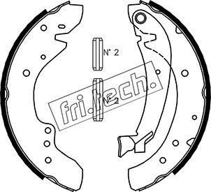 Fri.Tech. 1034.096 - Brake Shoe Set www.autospares.lv