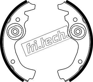 Fri.Tech. 1034.038 - Bremžu loku komplekts www.autospares.lv