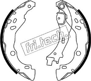 Fri.Tech. 1034.109 - Brake Shoe Set www.autospares.lv