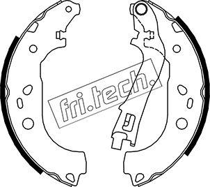 Fri.Tech. 1034.112 - Bremžu loku komplekts www.autospares.lv