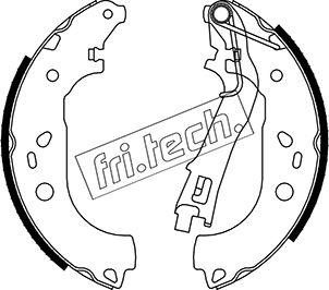 Fri.Tech. 1034.122 - Brake Shoe Set www.autospares.lv