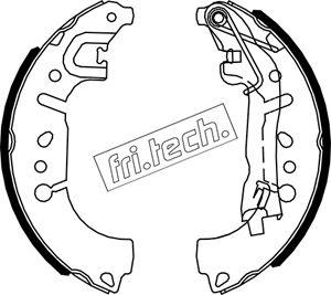 Fri.Tech. 1034.127 - Bremžu loku komplekts www.autospares.lv