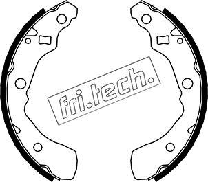 Fri.Tech. 1026.349 - Bremžu loku komplekts www.autospares.lv