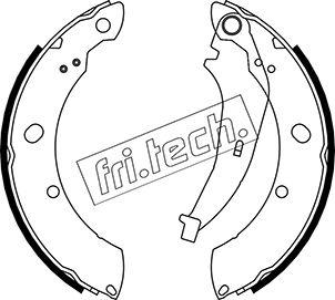 Fri.Tech. 1023.008 - Brake Shoe Set www.autospares.lv