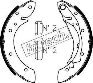 Fri.Tech. 1022.033 - Brake Shoe Set www.autospares.lv