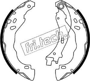 Fri.Tech. 1022.037 - Brake Shoe Set www.autospares.lv