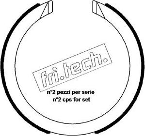 Fri.Tech. 1027.008 - Bremžu loku kompl., Stāvbremze www.autospares.lv