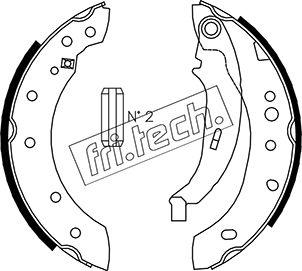 Fri.Tech. 1079.195 - Bremžu loku komplekts www.autospares.lv