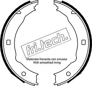 Fri.Tech. 1079.193 - Bremžu loku kompl., Stāvbremze www.autospares.lv