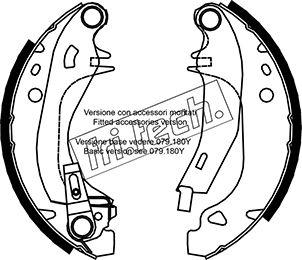 Fri.Tech. 1079.192Y - Bremžu loku komplekts www.autospares.lv