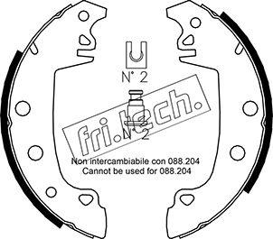 Fri.Tech. 1079.187 - Bremžu loku komplekts autospares.lv