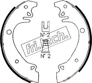 Fri.Tech. 1079.178 - Brake Shoe Set www.autospares.lv