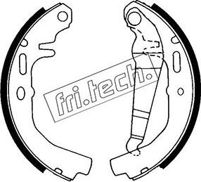 Fri.Tech. 1073.158 - Bremžu loku komplekts autospares.lv