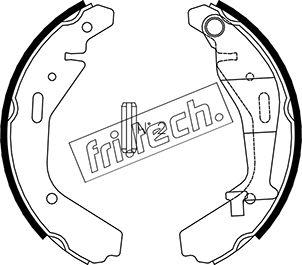 Fri.Tech. 1073.176 - Bremžu loku komplekts www.autospares.lv