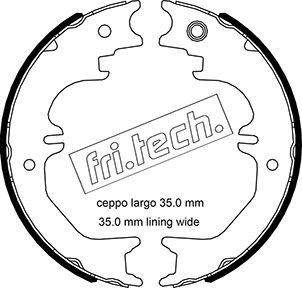 Fri.Tech. 1115.329 - Bremžu loku kompl., Stāvbremze www.autospares.lv