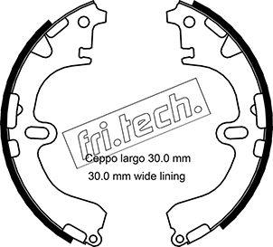 Fri.Tech. 1115.289 - Brake Shoe Set www.autospares.lv