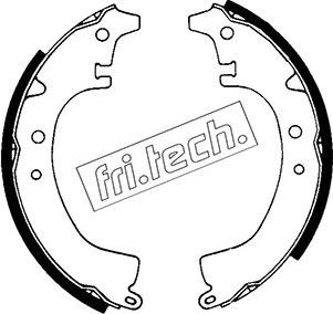 Fri.Tech. 1115.227 - Brake Shoe Set www.autospares.lv