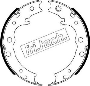 Fri.Tech. 1110.344 - Brake Shoe Set, parking brake www.autospares.lv