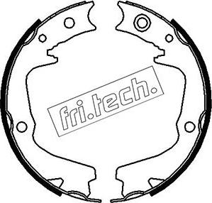 Fri.Tech. 1110.337 - Brake Shoe Set, parking brake www.autospares.lv