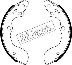 Fri.Tech. 1111.257 - Bremžu loku komplekts www.autospares.lv