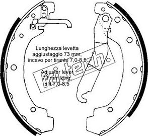 Fri.Tech. 1124.282 - Bremžu loku komplekts www.autospares.lv