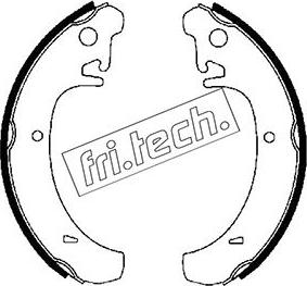 Fri.Tech. 1122.004 - Bremžu loku komplekts autospares.lv