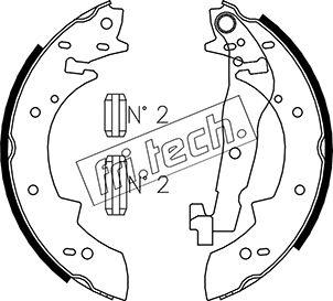 Fri.Tech. 1127.269 - Brake Shoe Set www.autospares.lv