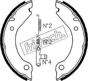 Fri.Tech. 1127.267K - Bremžu loku kompl., Stāvbremze www.autospares.lv