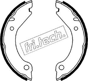 Fri.Tech. 1127.267 - Bremžu loku kompl., Stāvbremze www.autospares.lv