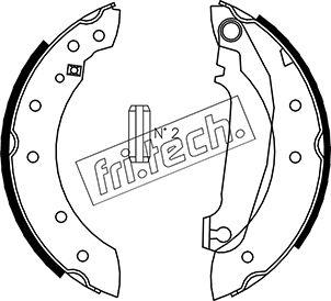 Fri.Tech. 1127.270 - Bremžu loku komplekts www.autospares.lv