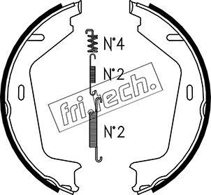 Fri.Tech. 1127.273K - Bremžu loku kompl., Stāvbremze www.autospares.lv