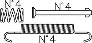 Fri.Tech. 1393 - Piederumu komplekts, Bremžu loki www.autospares.lv