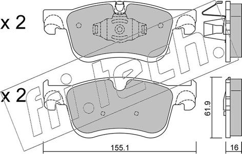 Fri.Tech. 1349.0 - Bremžu uzliku kompl., Disku bremzes www.autospares.lv