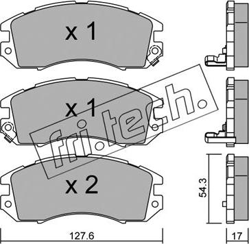 Fri.Tech. 137.0 - Комплектующие, барабанный тормозной механизм www.autospares.lv