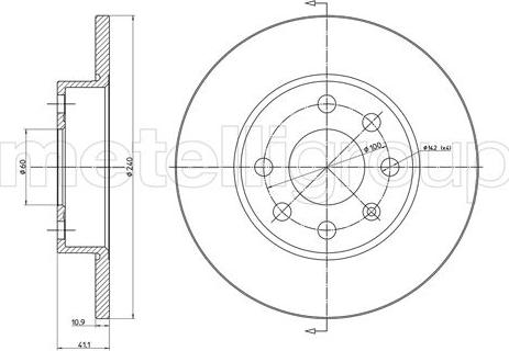 Fri.Tech. BD0949 - Bremžu diski www.autospares.lv