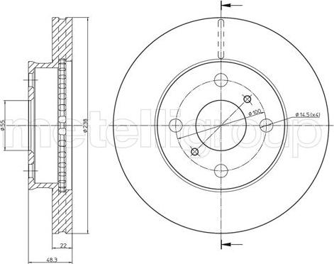 Fri.Tech. BD0969 - Bremžu diski www.autospares.lv