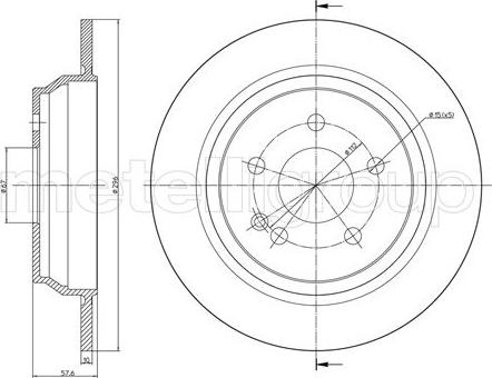 Fri.Tech. BD0967 - Bremžu diski www.autospares.lv