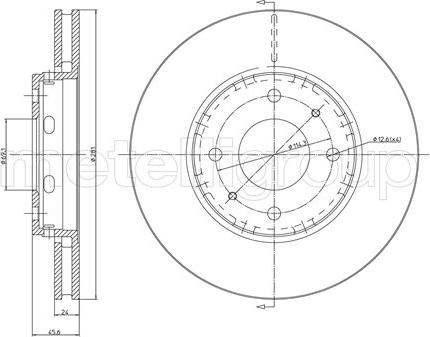 Fri.Tech. BD0902 - Bremžu diski www.autospares.lv